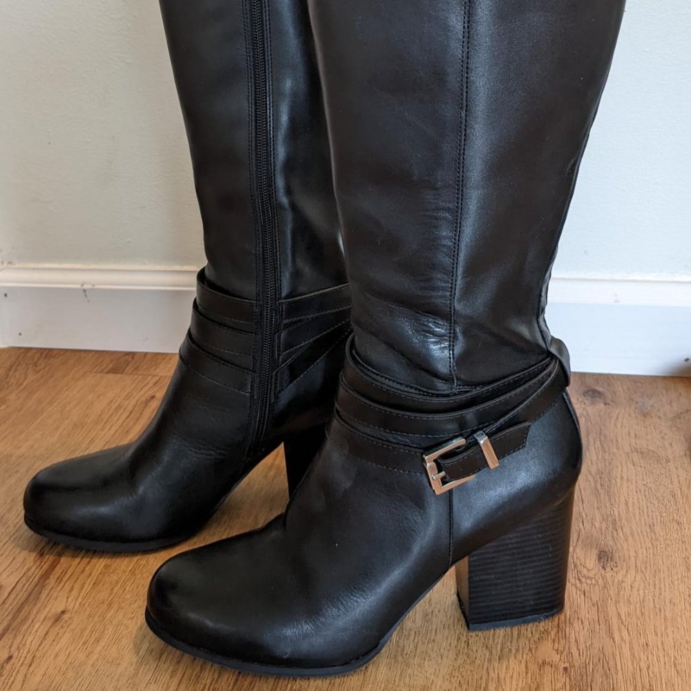 Barr III Paisley knee high boots